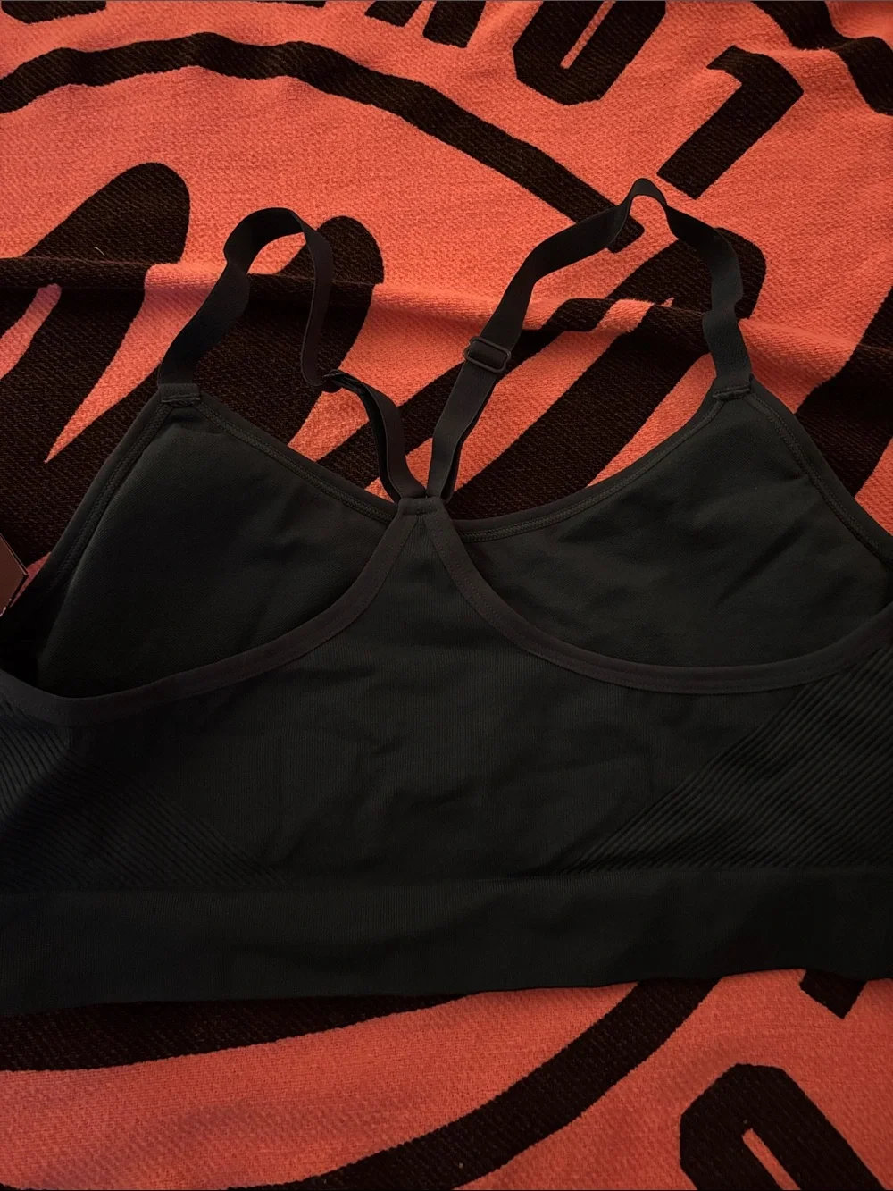 New Balance Dark Green Seamless Performance Sports Bra